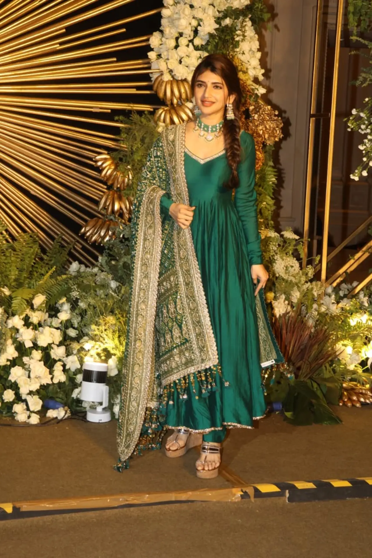 







Sreeleela was also spotted at the celebration, looking vibrant in a green ethnic suit.






